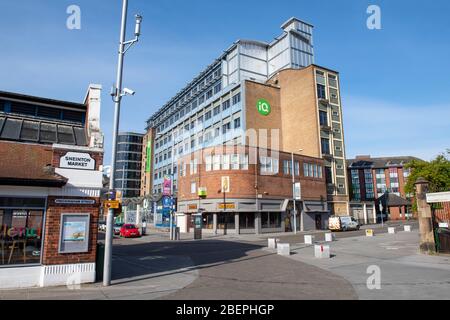 Sneinton mercato, catturato durante il blocco di Coronavirus aprile 2020, Nottingham City Nottinghamshire Inghilterra Regno Unito Foto Stock