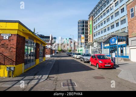 Gedling Street Sneinton Market, catturato durante la chiusura di Coronavirus aprile 2020, Nottingham City Nottinghamshire Inghilterra Regno Unito Foto Stock