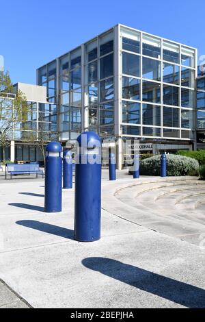 Milton Keynes Center MK negozi ingresso uffici civici biblioteca Foto Stock