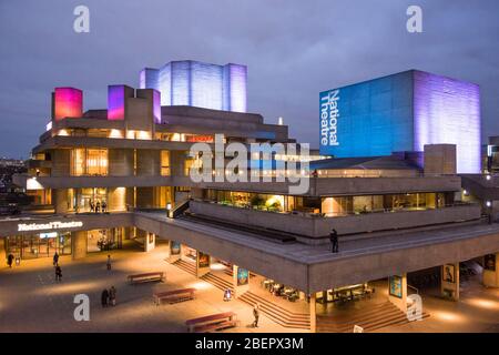 Royal National Theatre, South Bank, Londra, Regno Unito Foto Stock