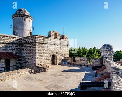 Castillo de Jagua, Fortezza di Jagua, Cienfuegos, Provincia di Cienfuegos, Cuba Foto Stock