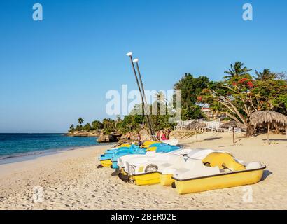 Spiaggia di Guardalavaca, Provincia di Holguin, Cuba Foto Stock