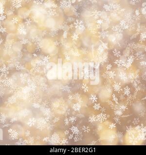 Natale e Capodanno scintillante sfocano le luci dorate su sfondo astratto. EPS 10 Illustrazione Vettoriale