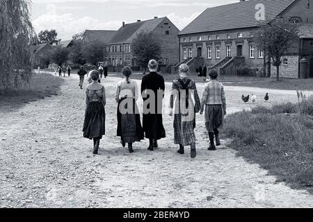 il nastro bianco Foto Stock