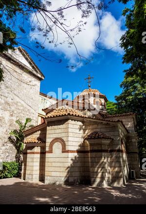 Cattedrale greco-ortodossa di San Nicolas de Mira, la Habana Vieja, l'Avana, la Habana, Cuba Foto Stock