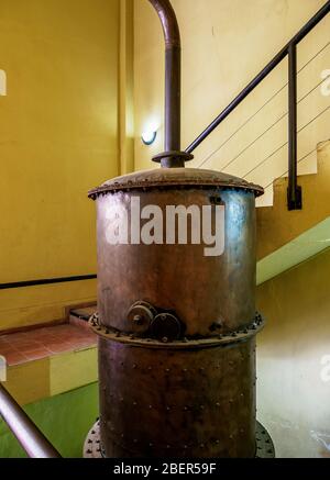 Havana Club Rum Museum, interni, la Habana Vieja, l'Avana, la Habana Provincia, Cuba Foto Stock