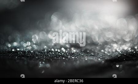 Sfondo fatto di perdite di luce argento Foto Stock