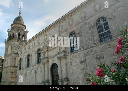 Grecia, Zante, città di Zante - 20 settembre 2008: Chiesa ortodossa greca della Vergine Maria Faneromeni (Faneromenis) nel centro storico di Nicosia. Foto Stock