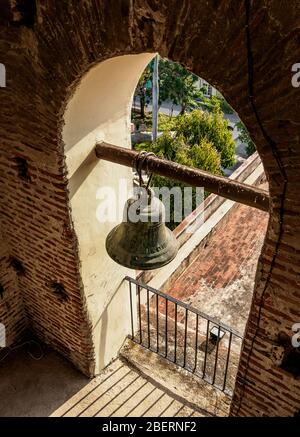 Nostra Signora della Candelaria Cattedrale Campanile, Camaguey, Provincia Camaguey, Cuba Foto Stock