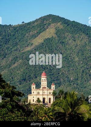 Basilica di Nuestra Senora de la Caridad del Cobre, El Cobre, Provincia di Santiago de Cuba, Cuba Foto Stock