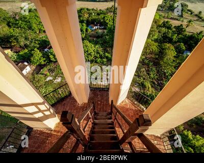 Torre Manaca Iznaga, Valle de los Ingenios, Provincia Sancti Spiritus, Cuba Foto Stock