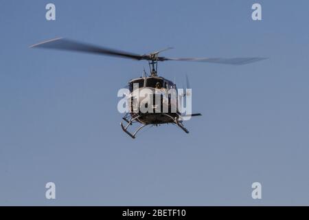 Elicottero utilizzato dal Conafor, Commissione Nazionale delle foreste per combattere gli incendi forestali nella Sierra de sonora, Messico. Giugno 2014... (Foto: LuisGutierrez Foto Stock