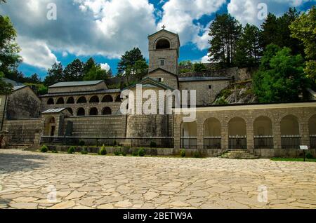 Il monastero di Cetinje è un monastero ortodosso serbo, Montenegro Foto Stock