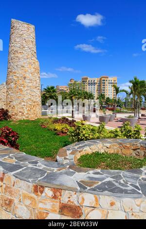 Bahia Urbana a San Juan, Porto Rico, Caraibi Foto Stock