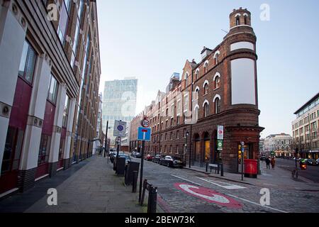 Edificio Taylor Taylor, 55 Folgate St, Londra, Inghilterra Foto Stock