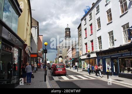 Kilkenny / Irlanda - 02 ago 2013: The Tholsel in Kilkenny, Irlanda Foto Stock