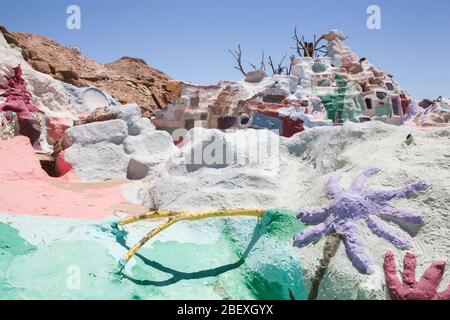 Colline colorate della montagna della salvezza Foto Stock