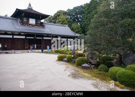 Buddhismo Buddista Giardino Zen Tempio Tōfuku-ji del XV secolo, 15-Chōme 778 Honmachi, Higashiyama-ku, Kyōto, Prefettura di Kyoto Foto Stock