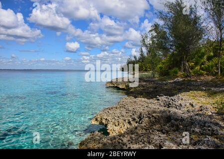 Bellissimo mare caraibico a squisita Caleta Buena, Playa Giron, Cuba Foto Stock