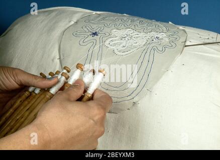 Italia Calabria ' Tombolo ' opera Foto Stock