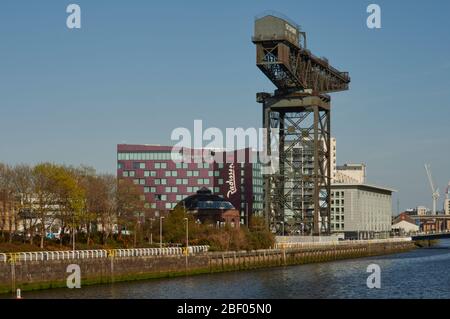 Finnieston, Glasgow durante il blocco Foto Stock