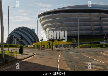 Finnieston, Glasgow durante il blocco Foto Stock