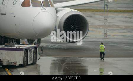 Boeing 787 Dreamliner Thai Airways Foto Stock