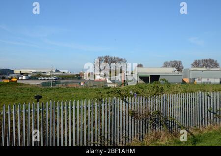 sutton Fields Facility, NHS coronavirus mortuary Hull Foto Stock