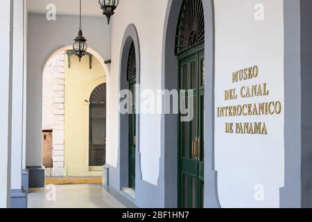 Museo dei canali, Città Vecchia, Città di Panama, Panama, America Centrale Foto Stock