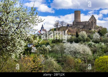 Castello di Gleiberg, Wettenberg Krofdorf-Gleiberg, Assia, Germania, Europa Foto Stock