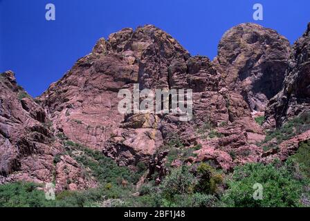 Organ Mountains, Dripping Springs Natural Area, New Mexico Foto Stock