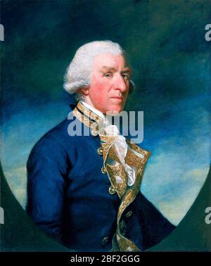 Ammiraglio Samuel Hood, 1° Visconte Hood (1724-1816) - James Northcote, 1784 Foto Stock