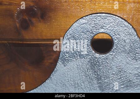 Stove damper close up. Serranda in acciaio per regolare la circolazione di aria da stufa al camino Foto Stock