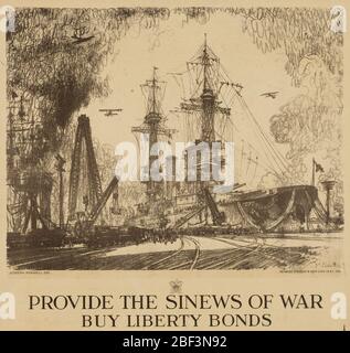 Fornire i sinews di War Buy Liberty Bonds. Foto Stock
