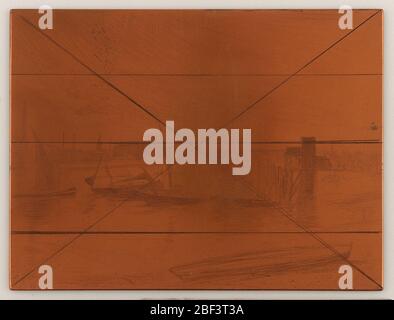 (Artista) James McNeill Whistler; Stati Uniti; 1861; rame; a x L: 11.5 x 15.3 cm (4 1/2 x 6 in); regalo di Charles Lang Freer Foto Stock