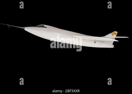 Douglas D5582. White, US Navy, monoposto, a razzo, con un aereo supersonico.pilotato da A. Scott Crossfield, il 20 novembre 1953, lo Skyrocket Douglas D-558-2 divenne il primo aereo a volare più velocemente di Mach 2, il doppio della velocità del suono. Air-lanciato da un Stati Uniti Foto Stock
