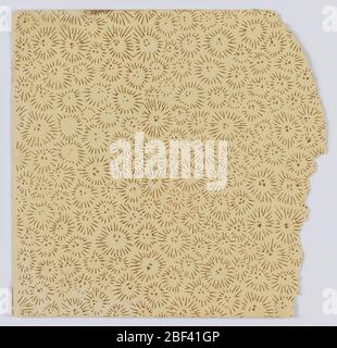 Campione parete laterale. Sfondi frammentari di un libro di esempio, compresi esteticamente-stile e anglo-Japanesque designs.72 pagine di esempi. Foto Stock