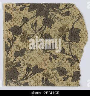 Campione parete laterale. Sfondi frammentari di un libro di esempio, compresi esteticamente-stile e anglo-Japanesque designs.72 pagine di esempi. Foto Stock