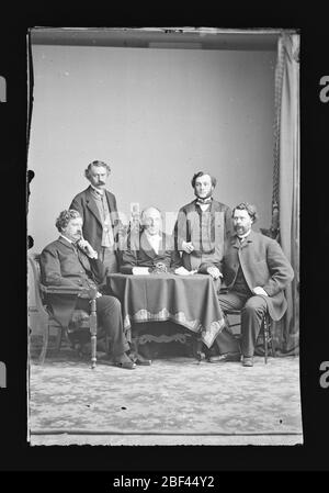 US Sanitary Commission Henry W Bellows et al Foto Stock