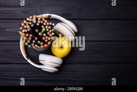 Professione creativa. Generazione di idee e concetto di brainstorming. Foto Stock