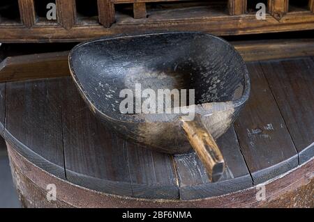 La dogana popolare nella regione di Jianghuai Water Scoop Foto Stock