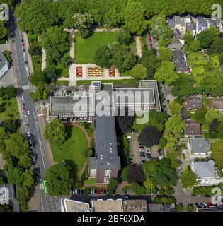 , Municipio di Oberhausen, 23.06.2016, veduta aerea, Germania, Renania Settentrionale-Vestfalia, Area della Ruhr, Oberhausen Foto Stock