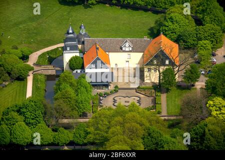 , castello Haus Martfeld a Schwelm, 11.05.2016, vista aerea, Germania, Renania settentrionale-Vestfalia, Ruhr Area, Schwelm Foto Stock