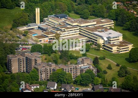 , ospedale Helios-Klinik Schwelm a Schwelm, 11.05.2016, vista aerea, Germania, Renania settentrionale-Vestfalia, Area della Ruhr, Schwelm Foto Stock