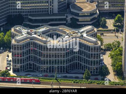 , Office building der DB Schenker Logistics a Essen, 23.06.2016, vista aerea, Germania, Renania settentrionale-Vestfalia, Area della Ruhr, Essen Foto Stock