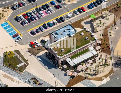 , ristorante l'Osteria a RuhrPark a Bochum, 09.05.2016, vista aerea, Germania, Nord Reno-Westfalia, Ruhr Area, Bochum Foto Stock