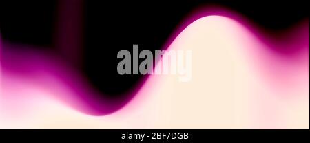 Banner con colori al neon e sfumatura da scuro a chiaro. Foto Stock