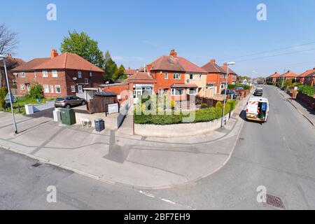 Pesca di Swillington a NUMBER1 Neville Grove a Swillington, Leeds Foto Stock