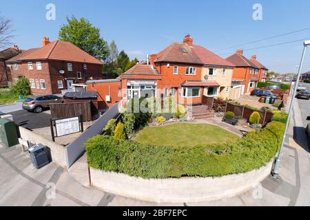 Pesca di Swillington a NUMBER1 Neville Grove a Swillington, Leeds Foto Stock