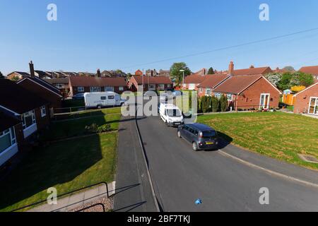 Hill Crest Vicino a Swillington, Leeds Foto Stock